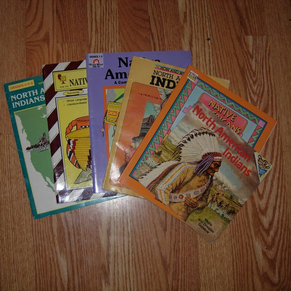 Native American Indians Workbook Lot 6